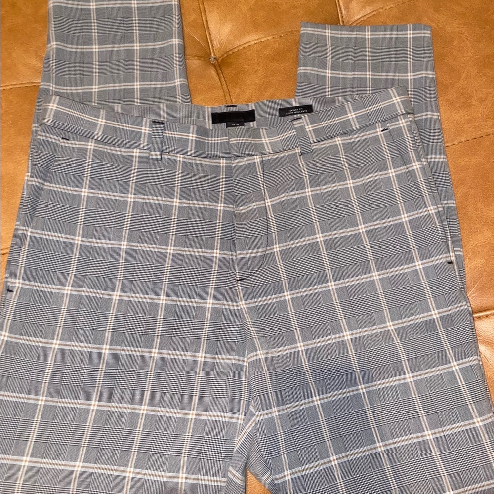 H&M Men’s Skinny Fit Stripped Dress Pants